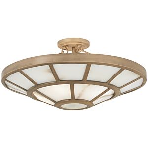 Istria 4-Light Semi-Flush Mount in Ashen Gold