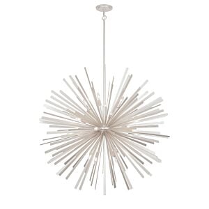 Confluence 20-Light Pendant in Piastra White