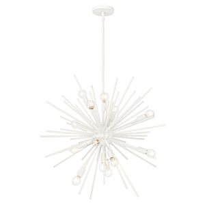 Bessel 15-Light Pendant in Sand White