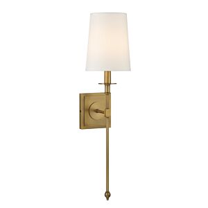 Calera 1-Light Wall Sconce in Timeless Brass