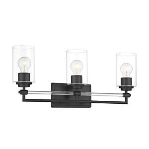 Binsly 3-Light Bathroom Vanity Light in Coal