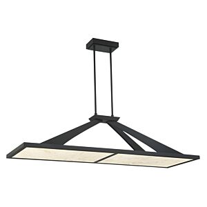 Stiles 1-Light LED Island Chandelier in Sand Coal