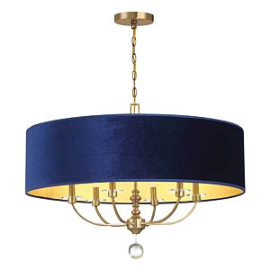 Van Noord 6-Light Pendant in Oxidized Aged Brass