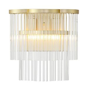 Azura 2-Light Wall Sconce in Heirloom Brass