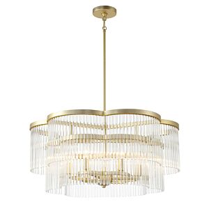 Azura 6-Light Pendant in Heirloom Brass