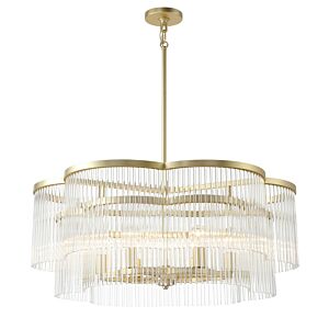 Azura 6-Light Pendant in Heirloom Brass