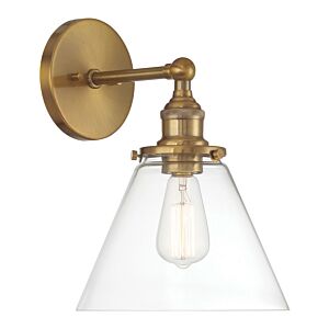 Barwell 1-Light Bathroom Vanity Light in Oxidized Aged Brass