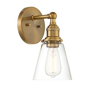 Barwell 1-Light Wall Sconce in Oxidized Aged Brass