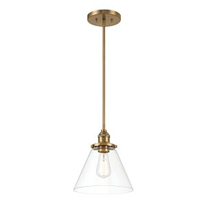 Barwell 1-Light Mini Pendant in Oxidized Aged Brass