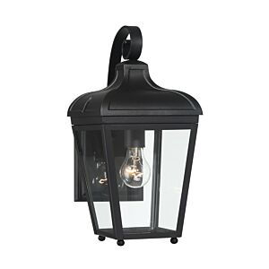 Marquee 1-Light Outdoor Wall Mount in Sand Coal