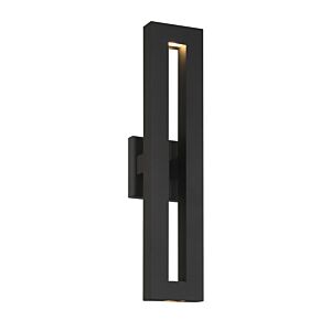 Paddock 1-Light LED Outdoor Wall Mount in Sand Coal