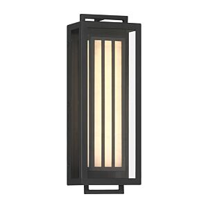 Eastly 1-Light LED Outdoor Wall Mount in Sand Coal