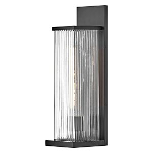 Torrent 1-Light LED Outdoor Wall Mount in Black