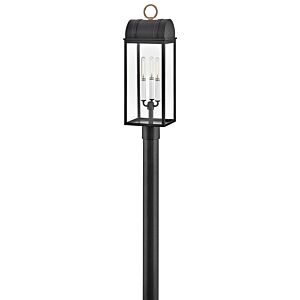 Campbell 3-Light LED Post Lantern in Black