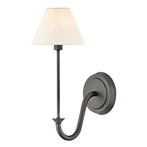 Greta 1-Light LED Wall Sconce in Blackened Brass