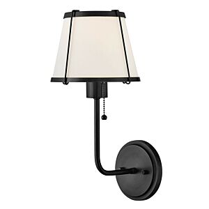 Clarke 1-Light LED Wall Sconce in Black