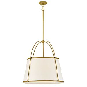 Clarke 4-Light LED Chandelier in Lacquered Dark Brass