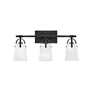 Foster 3-Light LED Bathroom Vanity Light in Black