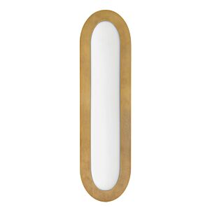 Emme LED Bathroom Vanity Light in Heritage Brass