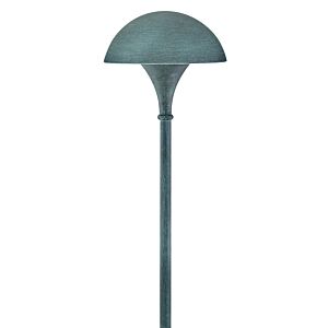 Mushroom 1-Light LED Path Light in Verde