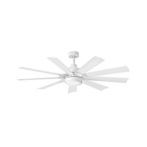 Turbine 60" Outdoor Ceiling Fan in Chalk White