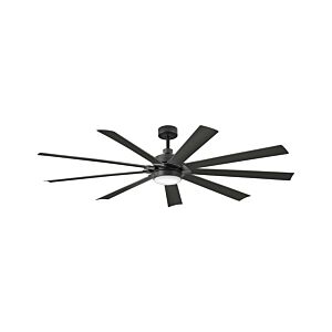 Turbine 80" Outdoor Ceiling Fan in Matte Black