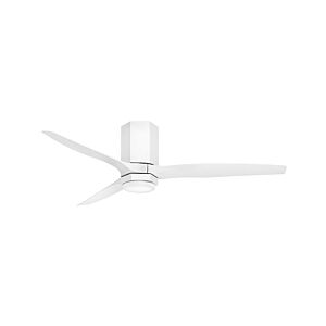 Facet 52" Hugger Ceiling Fan in Matte White