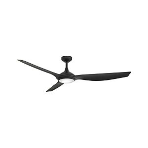 Talan 64" Outdoor Ceiling Fan in Matte Black