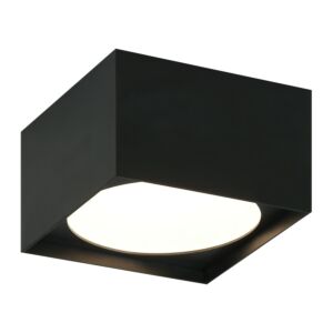 Caravon 1-Light LED Ceiling Mount in Matte Black