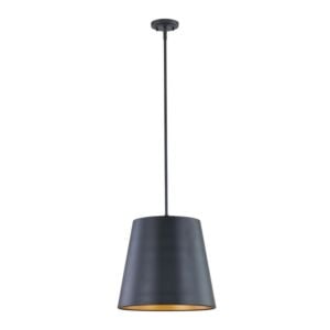 Allson 3-Light Pendant in Matte Black