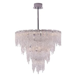 Gisel 19-Light 1Pendant in Polished Chrome