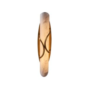 Gypsum LED Wall Sconce in True Brass