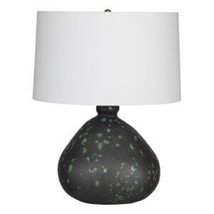 Killarney 1-Light Table Lamp in Green Glazes