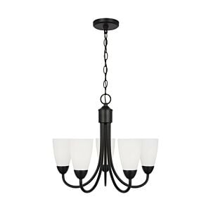 Seville 5-Light Chandelier in Midnight Black