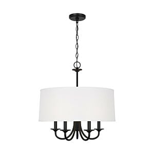 Seville 5-Light Chandelier in Midnight Black