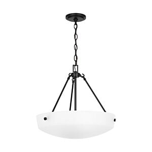 Kerrville 3-Light Pendant in Midnight Black