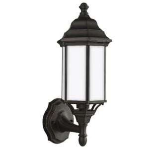 Sevier 1-Light Outdoor Wall Lantern in Antique Bronze