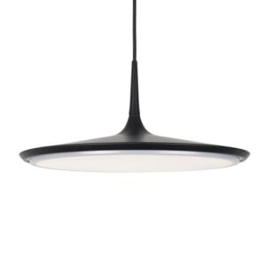 Disc LED Pendant in Black