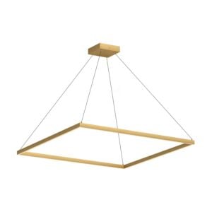 Piazza LED Pendant in Brushed Gold