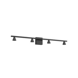 Dune LED Bathroom Vanity Lightroom Vanity Light in Black