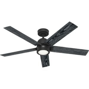 Erling 1-Light 52" Hanging Ceiling Fan in Matte Black