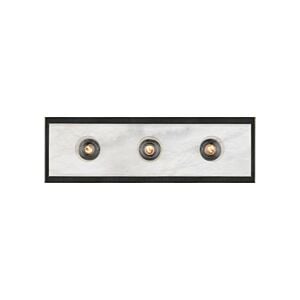 Berdine 3-Light Wall Sconce in Natural with Oil Rubbed Bronze