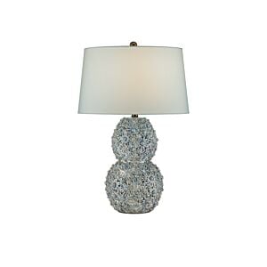 Jessamine 1-Light Table Lamp in Cloud Blue