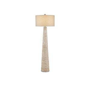 Birdsong 1-Light Floor Lamp in Whitewash