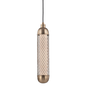  Hayes Pendant Light in Aged Brass