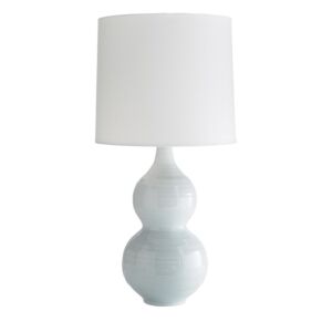 Lacey 1-Light Table Lamp in Ice Blue