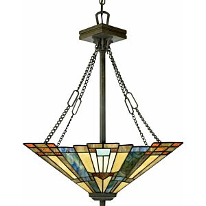 Inglenook 3-Light Pendant in Valiant Bronze