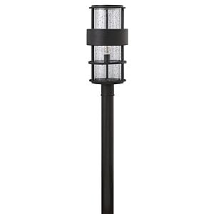 Hinkley Saturn 1-Light Outdoor Light In Satin Black