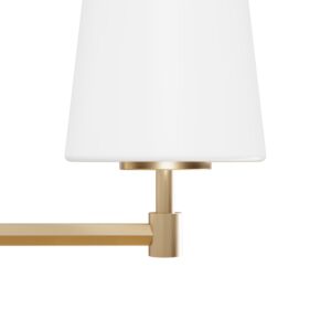 Hunter Nolita 4-light Bathroom Vanity Light in Alturas Gold