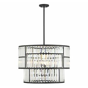 Rohe 5-Light Pendant in Matte Black